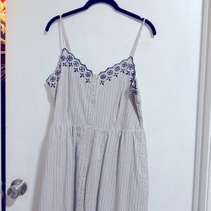 Madewell tiered dress